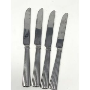 Reed & Barton TRINITY HALL Stainless Glossy Place Dinner Knives 9 5/8” Set Of 4